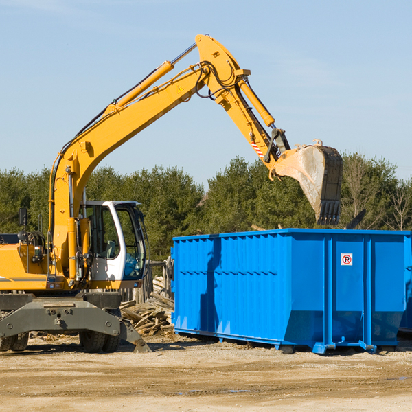 what size residential dumpster rentals are available in Mc Caskill AR